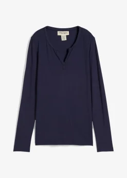 T-shirt manches longues en viscose extensible