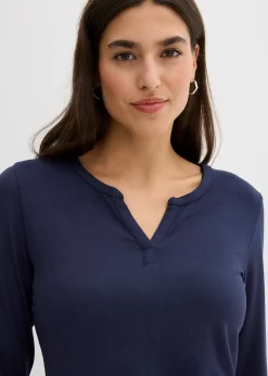 T-shirt manches longues en viscose extensible