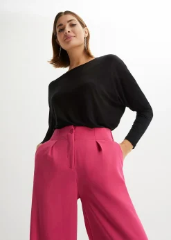 T-shirt manches longues en viscose douce et extensible