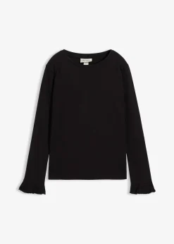 T-shirt manches longues en coton extensible