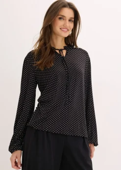 T-shirt manches longues en viscose extensible