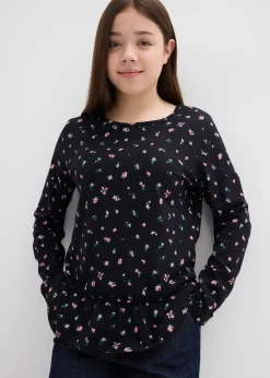 T-shirt manches longues en coton extensible