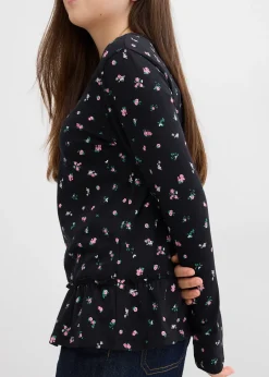 T-shirt manches longues en coton extensible