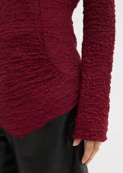 T-shirt manches longues en dentelle