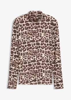 T-shirt manches longues en viscose douce et extensible