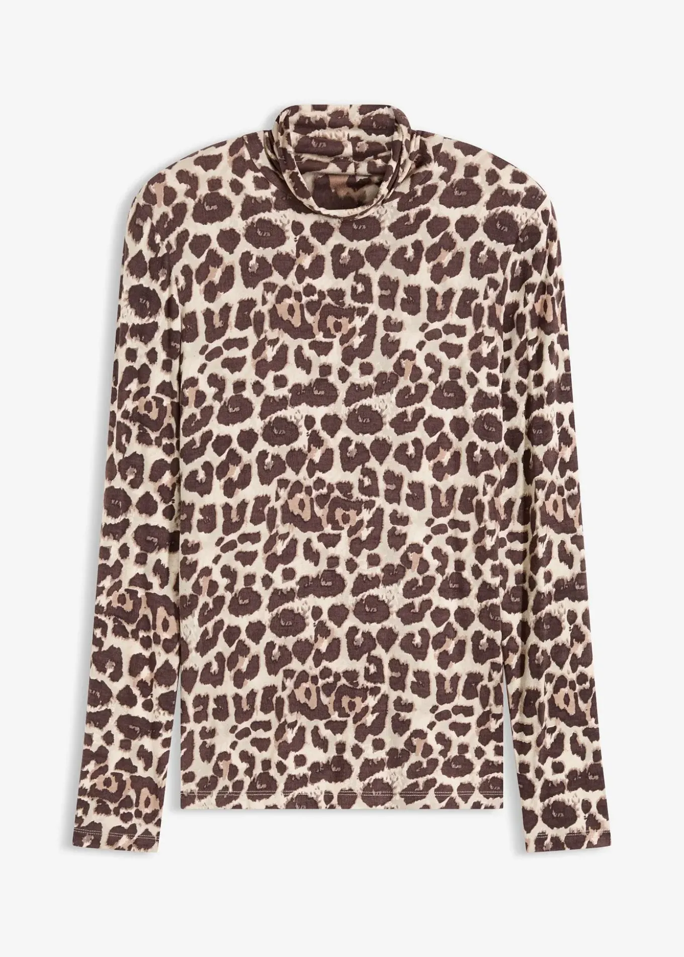 T-shirt manches longues en viscose douce et extensible