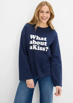 T-shirt manches longues en coton épais