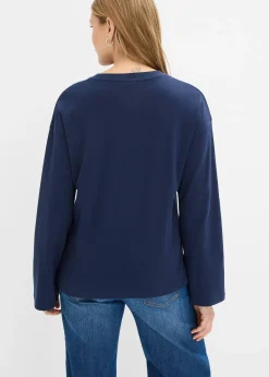 T-shirt manches longues en coton épais