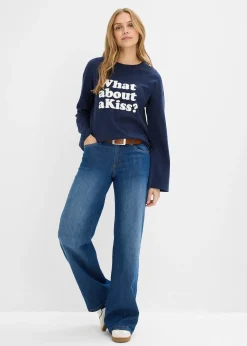 T-shirt manches longues en coton épais