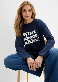 T-shirt manches longues en coton épais