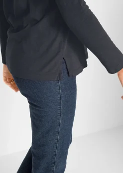 T-shirt manches longues en coton à imprimé hibou