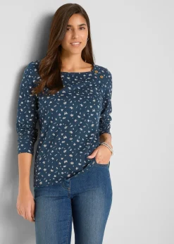 T-shirt manches longues imprimé