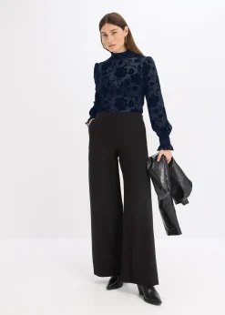 T-shirt manches longues légèrement transparent