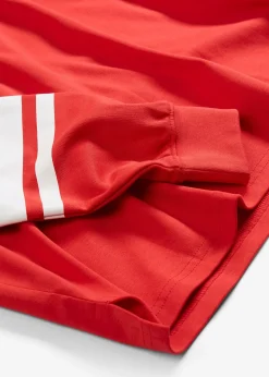 T-shirt manches longues oversize 100% coton