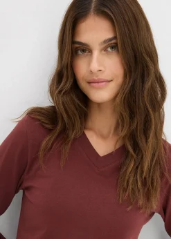 T-shirt manches longues près du corps