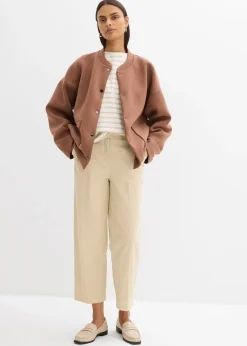 T-shirt manches longues rayé en coton