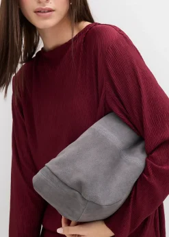 T-shirt manches longues texturé