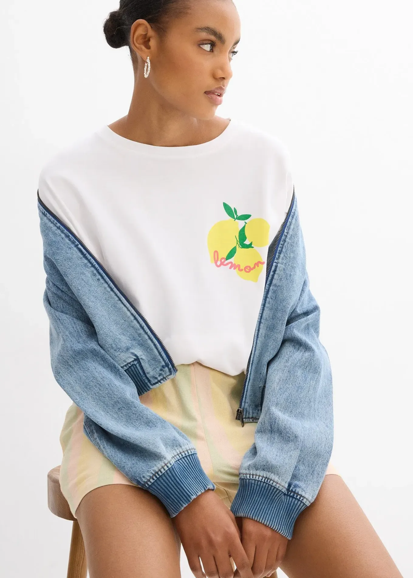 T-shirt oversize 100% coton