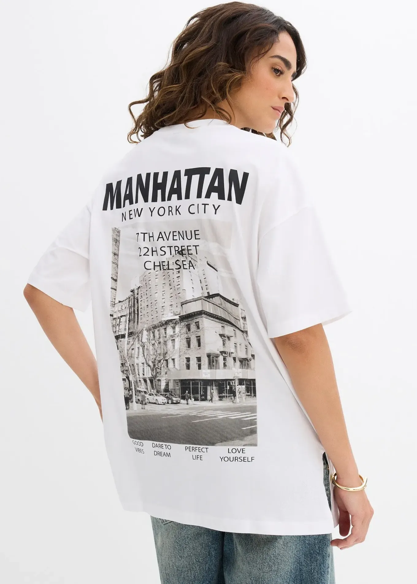 T-shirt oversize 100% coton