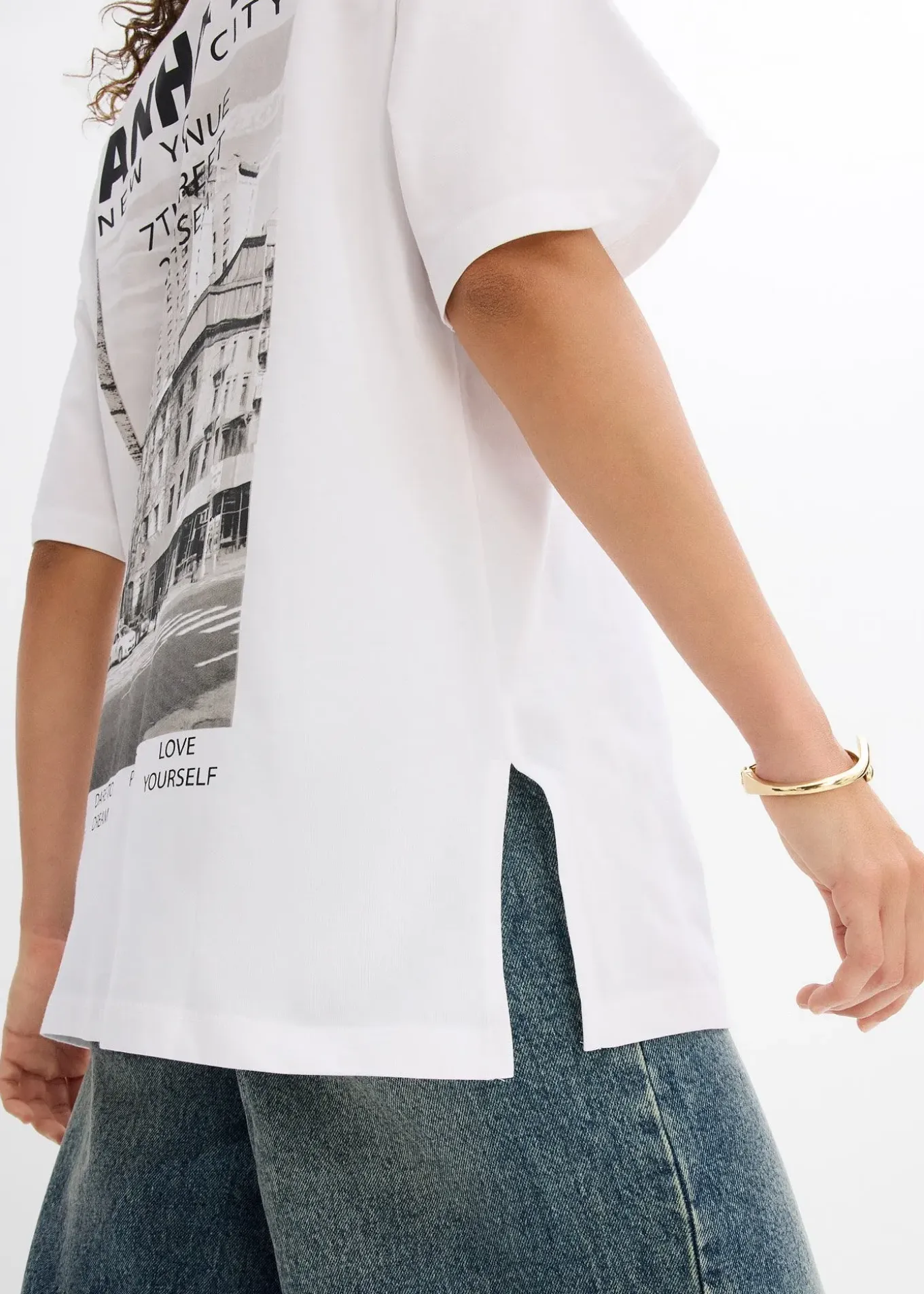 T-shirt oversize 100% coton