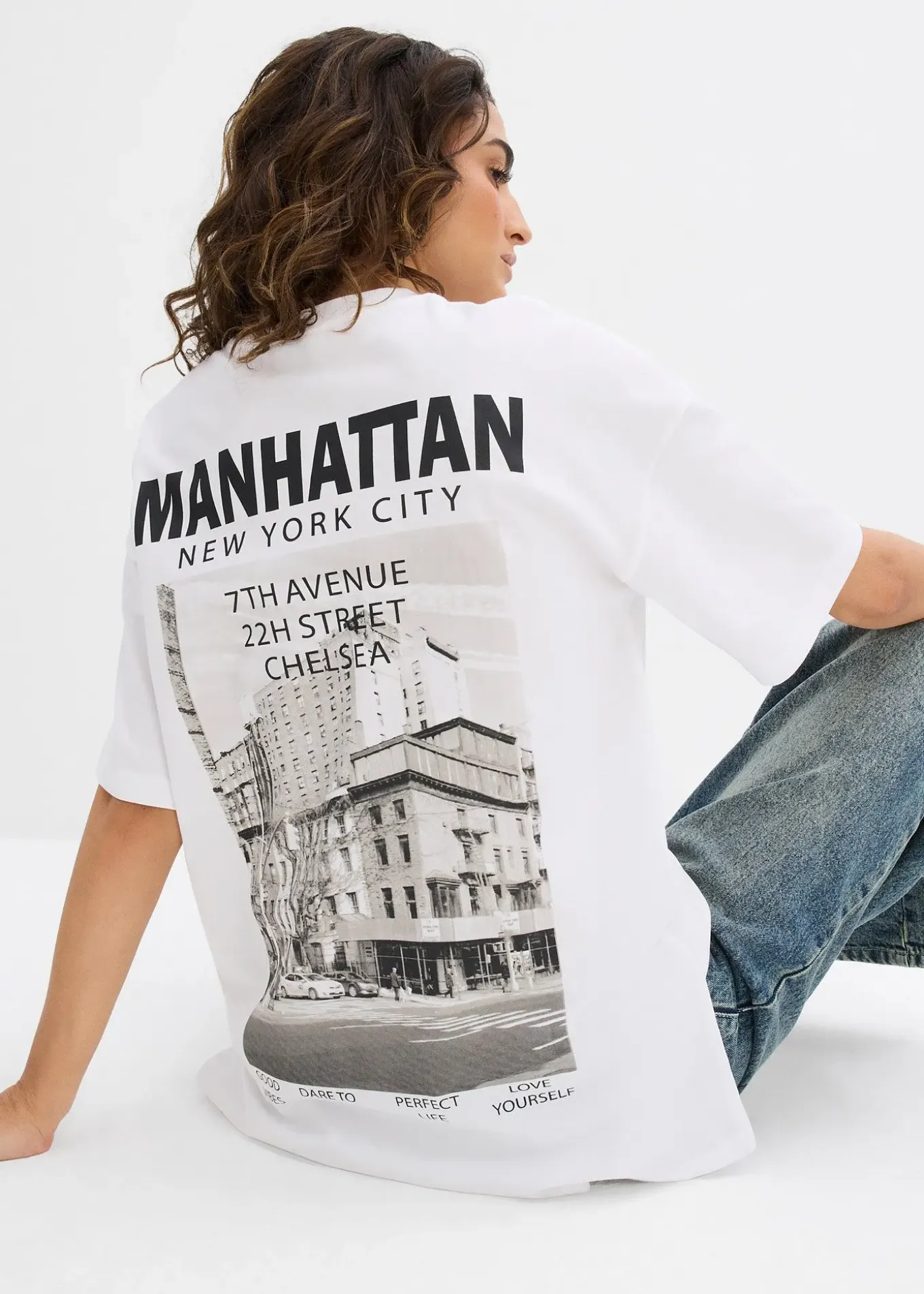 T-shirt oversize 100% coton