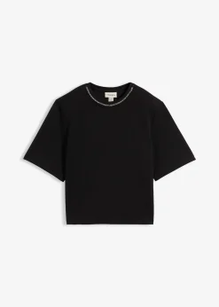 T-shirt oversize avec perles