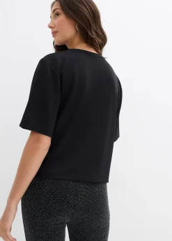 T-shirt oversize avec perles