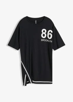 T-shirt oversize doux en viscose mélangée