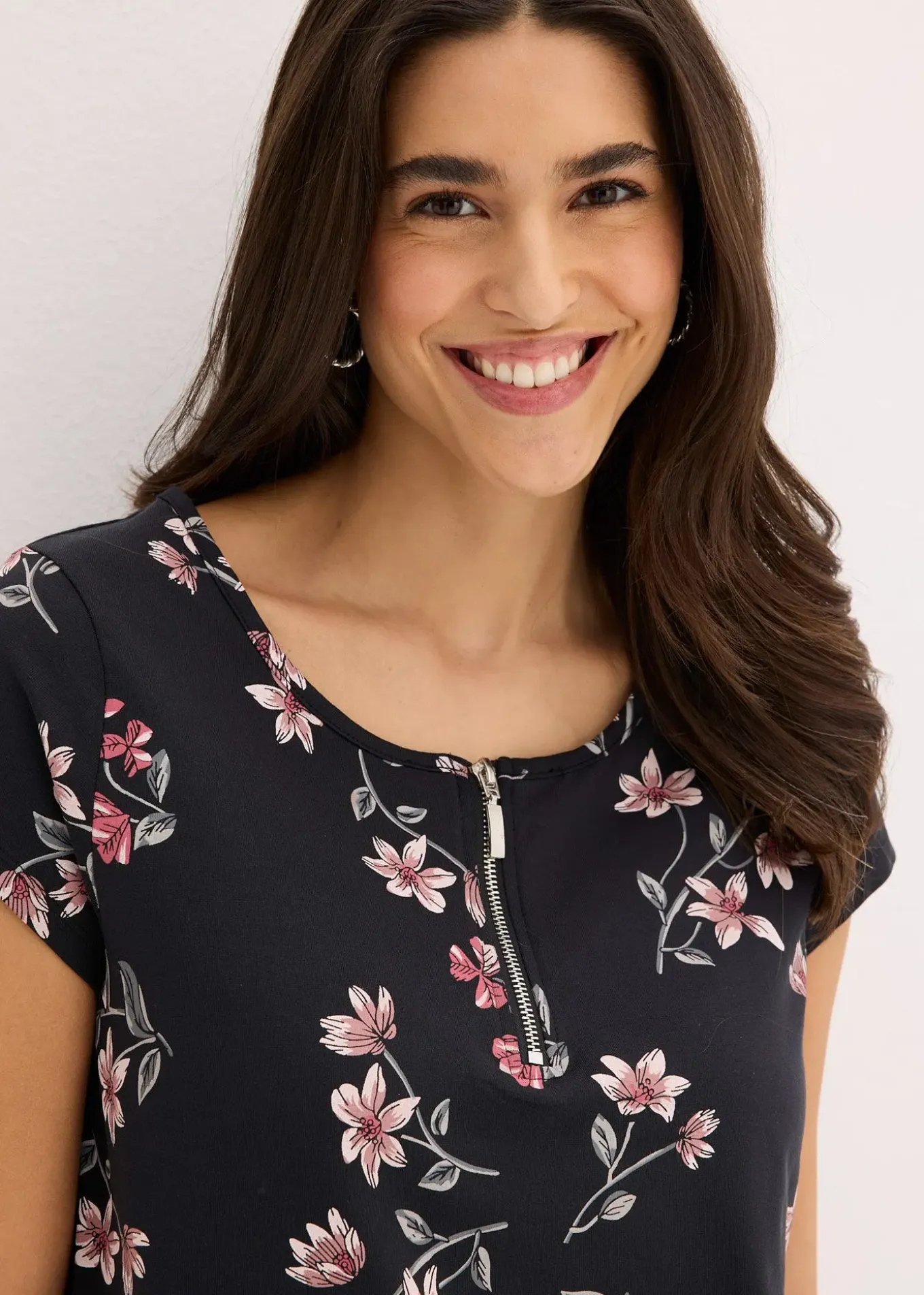 T-shirt oversize en coton extensible