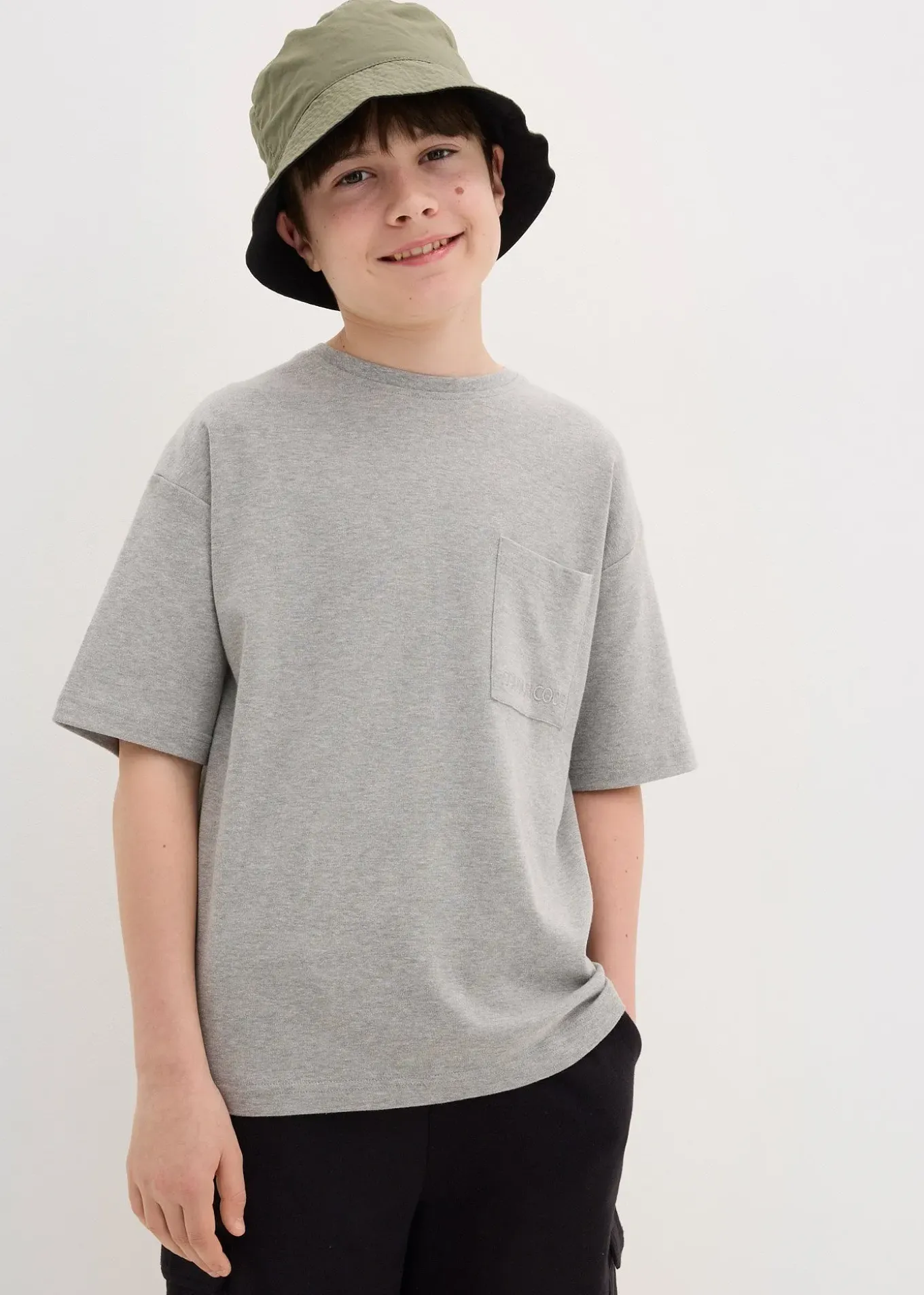 T-shirt oversize en coton épais
