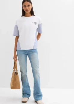 T-shirt oversize en coton extensible