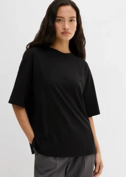 T-shirt oversize en coton mélangé