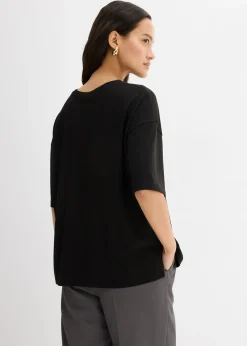 T-shirt oversize en coton mélangé