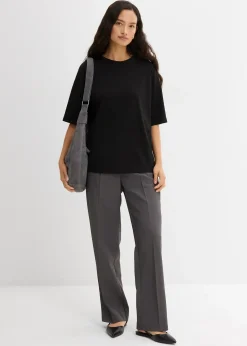 T-shirt oversize en coton mélangé