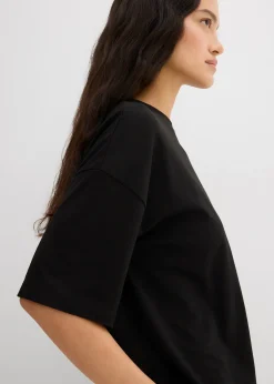 T-shirt oversize en coton mélangé