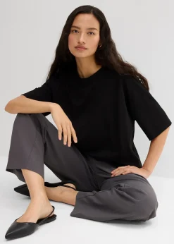 T-shirt oversize en coton mélangé