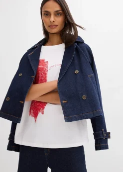 T-shirt oversize en coton extensible