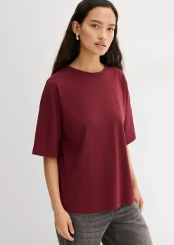 T-shirt oversize en coton mélangé