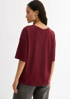 T-shirt oversize en coton mélangé
