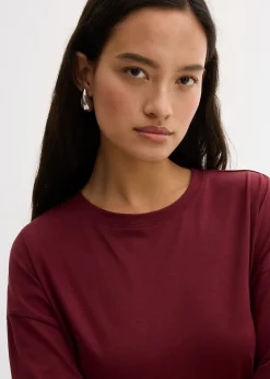 T-shirt oversize en coton mélangé