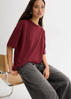 T-shirt oversize en coton mélangé