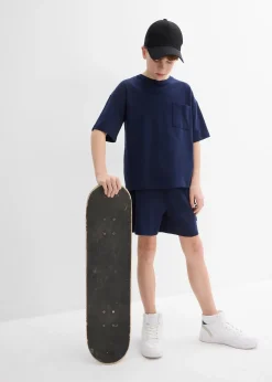 T-shirt oversize en coton épais
