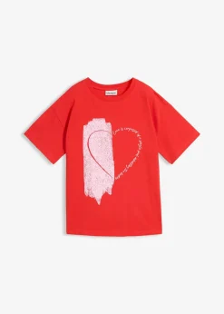 T-shirt oversize en coton extensible