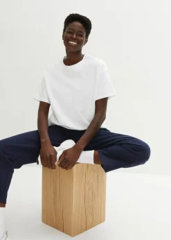 T-shirt oversize en coton épais