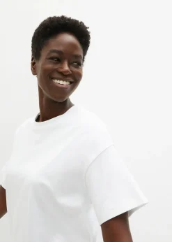 T-shirt oversize en coton épais