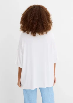 T-shirt oversize en viscose fluide