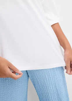 T-shirt oversize en viscose fluide