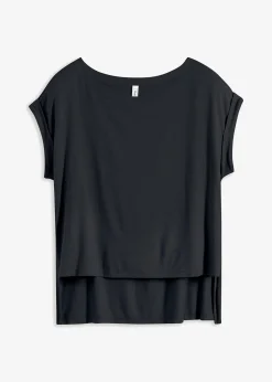 T-shirt oversize en viscose fluide