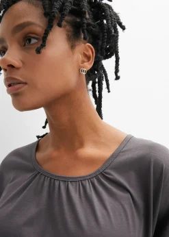 T-shirt oversize en viscose mélangée