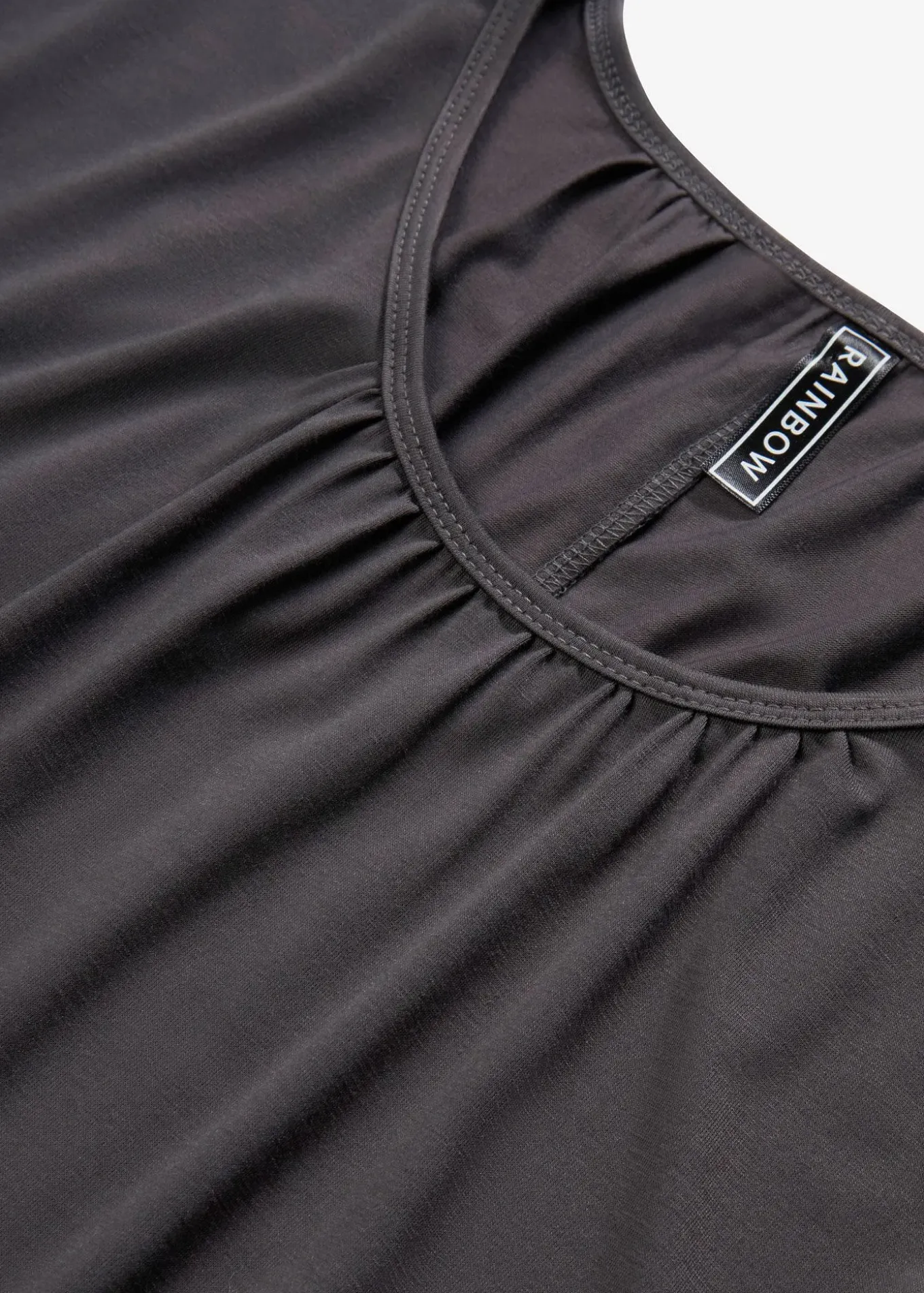 T-shirt oversize en viscose mélangée